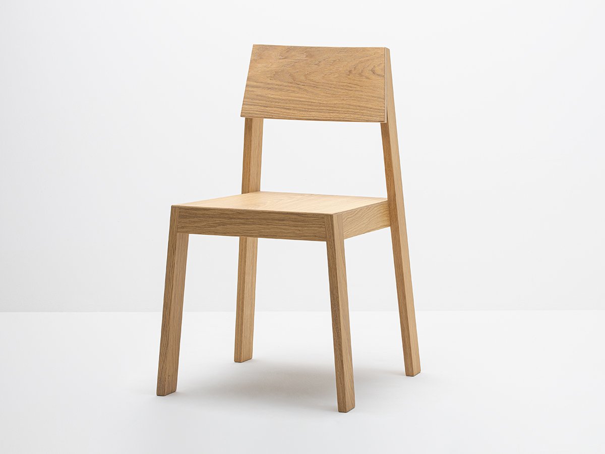 PilPil Stuhl aus Eiche - Holz und Design Made In France