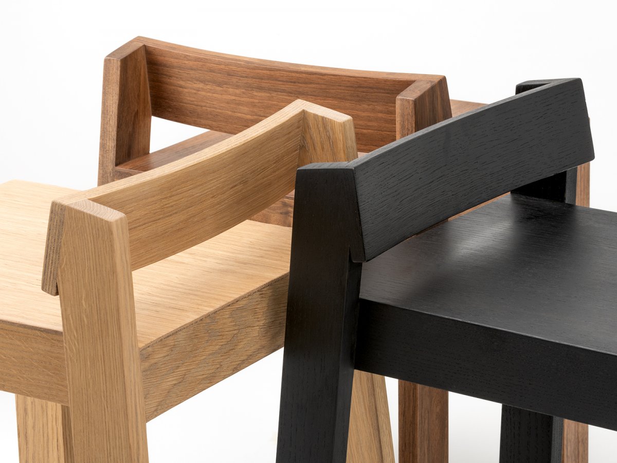 MiniPil Hocker aus Eiche - Möbel 100% in Frankreich hergestellt