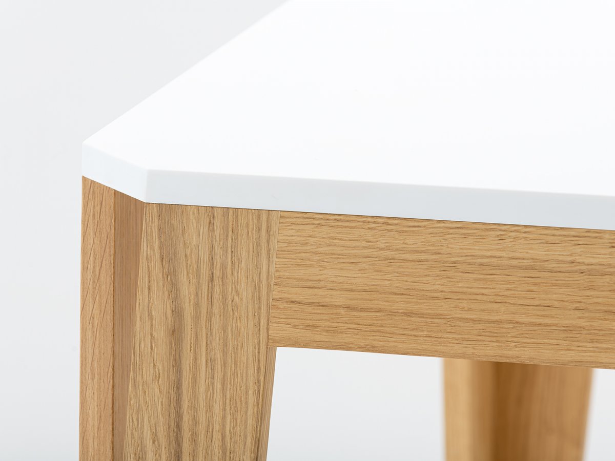 MéliMélo Tisch aus Eiche und Harz - Holz und Design Made In France 
