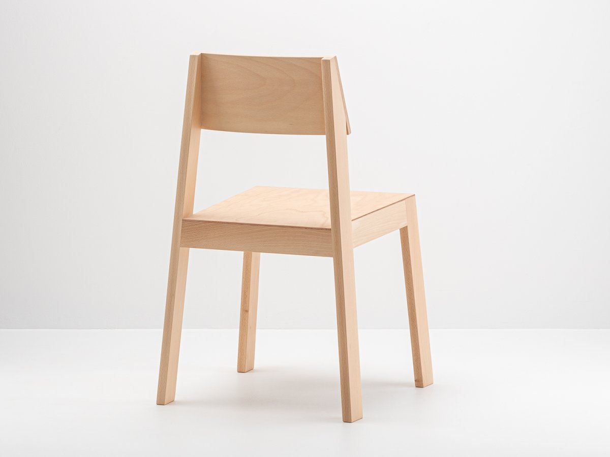 PilPil Stuhl aus Buche - Wohnzimmer- oder Esszimmerstuhl