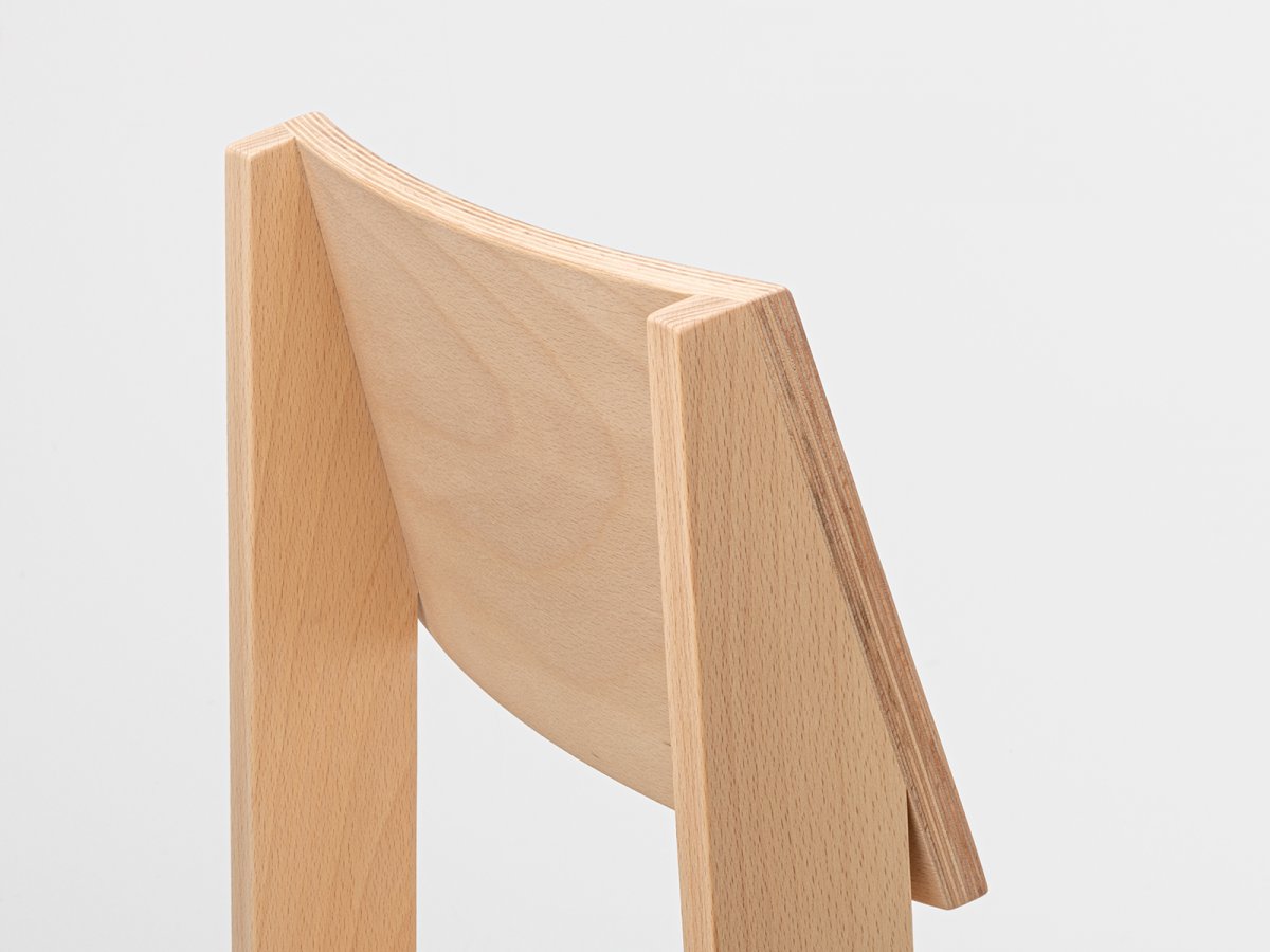 PilPil Stuhl aus Buche - Komfortable Rückenlehne aus 100% französischem Holz