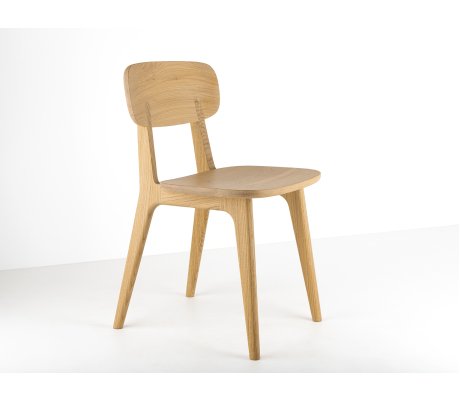 Couscous Stuhl aus Eiche - Holz und Design Made In France