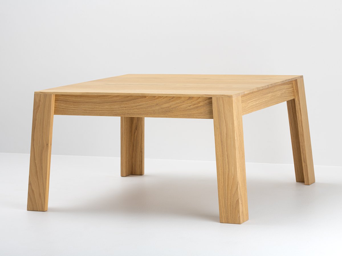 Table basse carrée Aix en chêne - 100% fabriquée en France